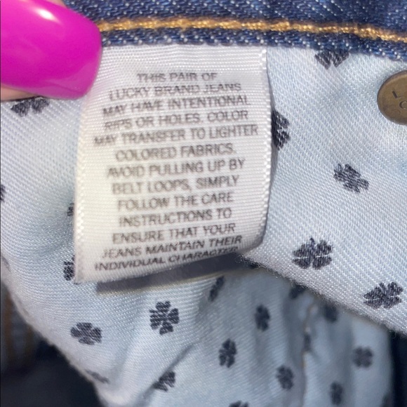 USED Lucky Brand Blue Jean Shorts for Women - Picture 7 of 8